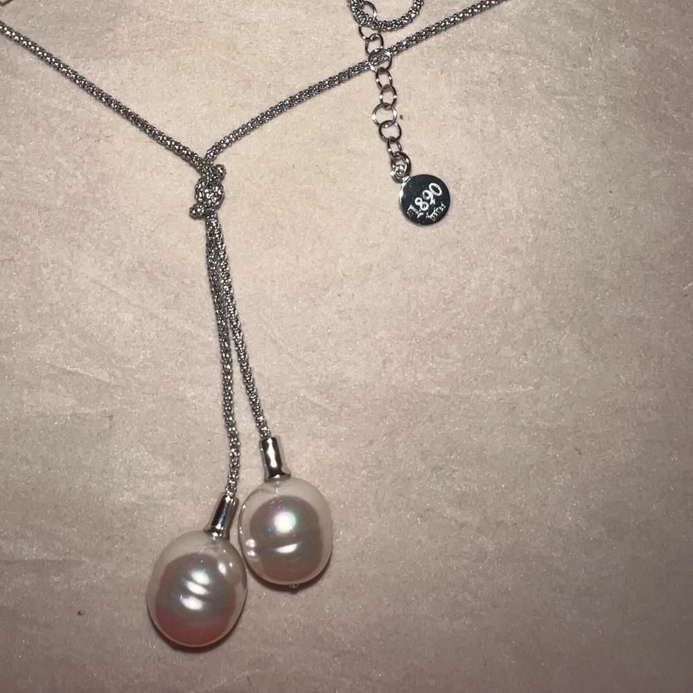 Majorica silver and pearl necklace